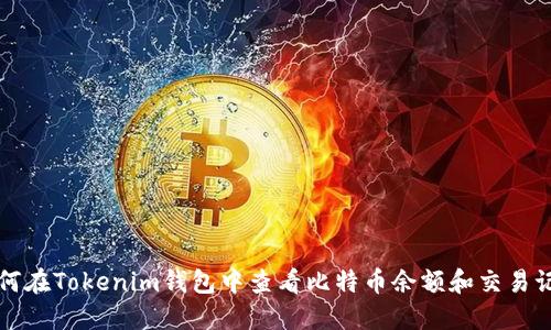 如何在Tokenim钱包中查看比特币余额和交易记录