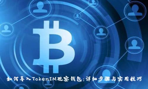 如何导入TokenIM观察钱包：详细步骤与实用技巧